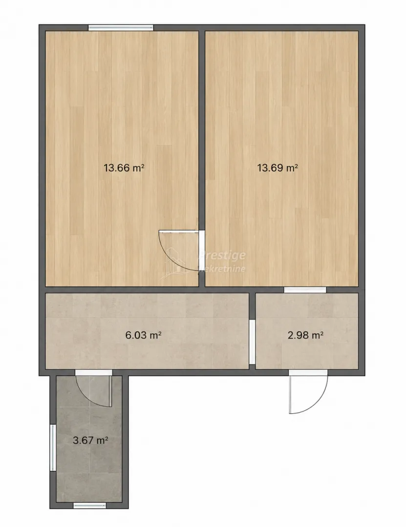 hebrangova, stan na izvrsnoj lokaciji, 36m2 - slika 12