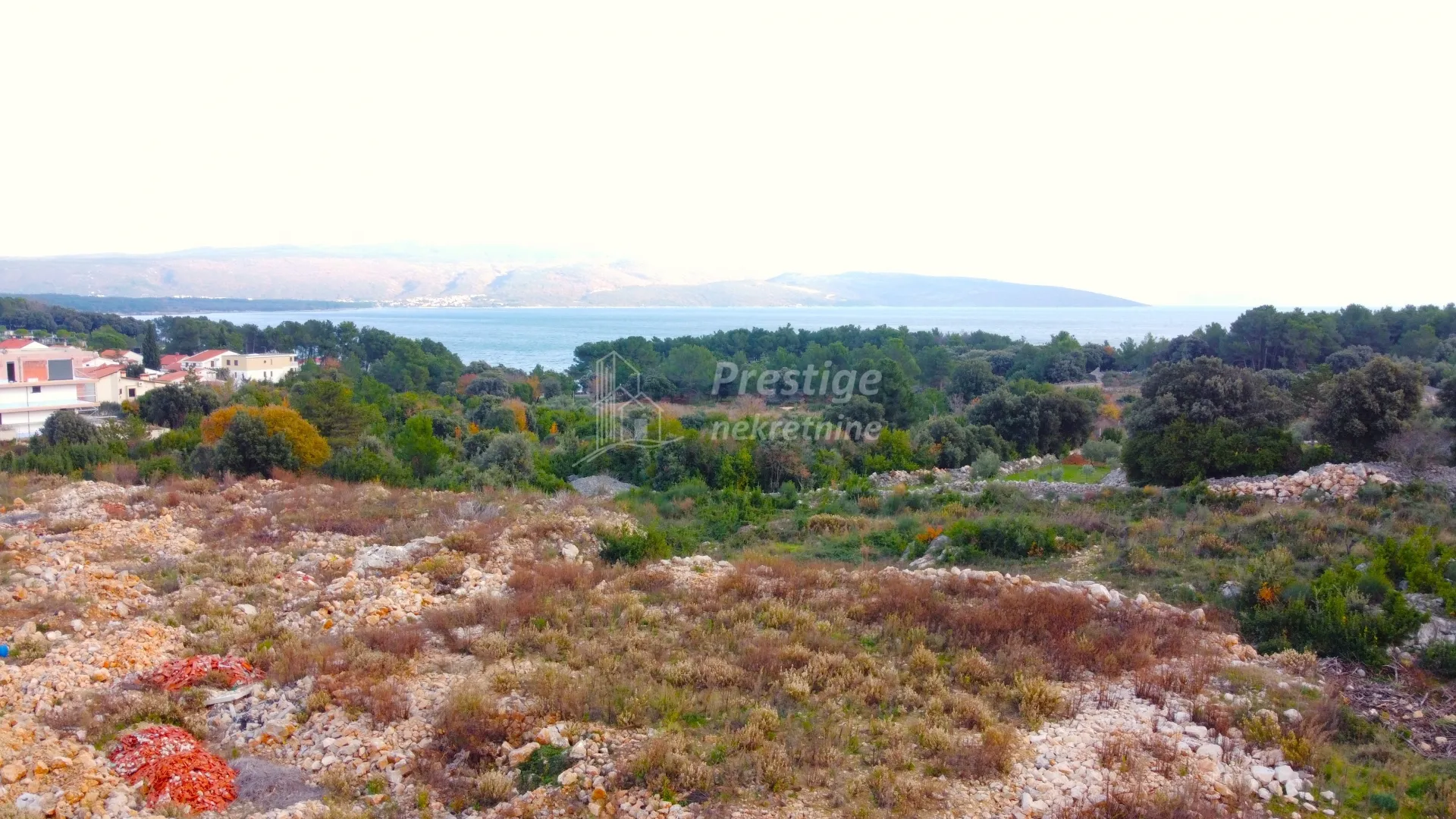 Grad Krk, atraktivno građevinsko zemljište, 948 m2