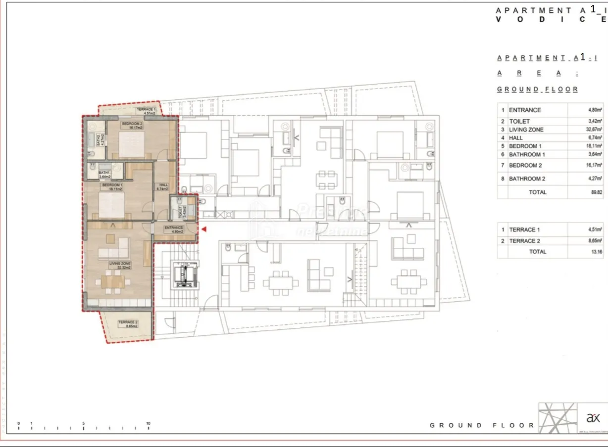 vodice, fantastičan apartman novogradnja - slika 11