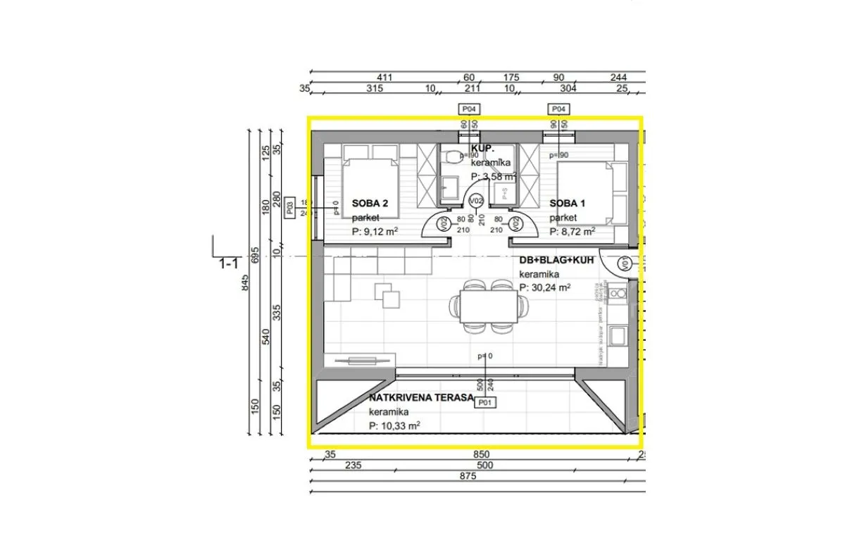 apartman, prodaja, baška, hrvatska, 64 m2, 285.000,00 eur - slika 8