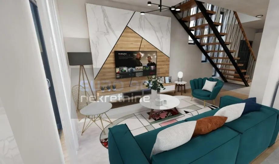 privlaka-novogradnja, duplex kuća s bazenom i pogledom na more - slika 15
