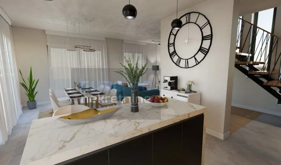 privlaka-novogradnja, duplex kuća s bazenom i pogledom na more - slika 7