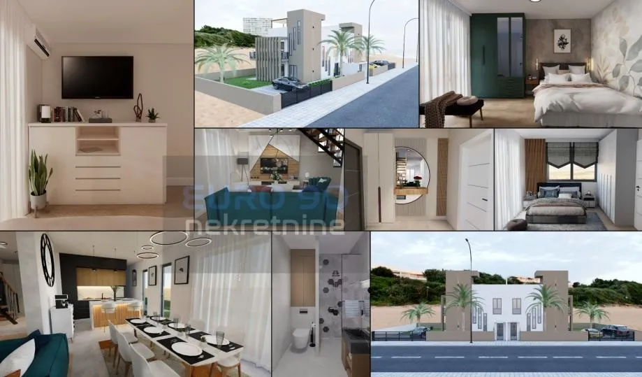 privlaka-novogradnja, duplex kuća s bazenom i pogledom na more!!! - slika 7
