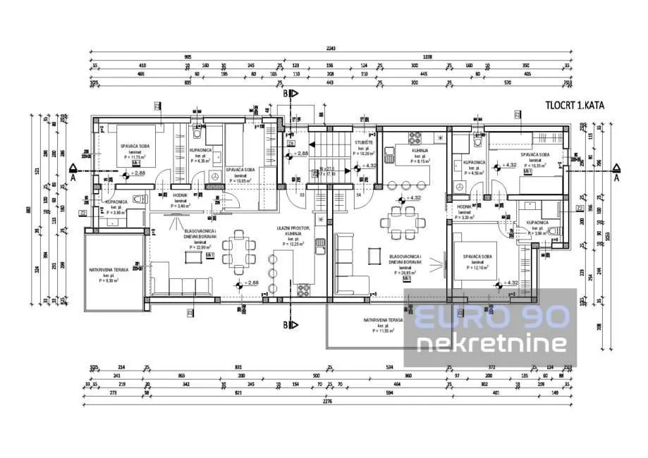 privlaka -novogradnja,predivan stan 79,83 m2,s-4,1.kat,odmah useljiv - slika 15