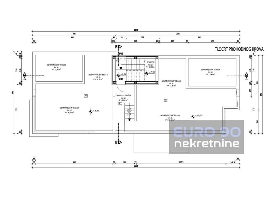 privlaka-penthhouse s bazenom 94,71 m2,s5,odmah useljiv,pogled na more - slika 24
