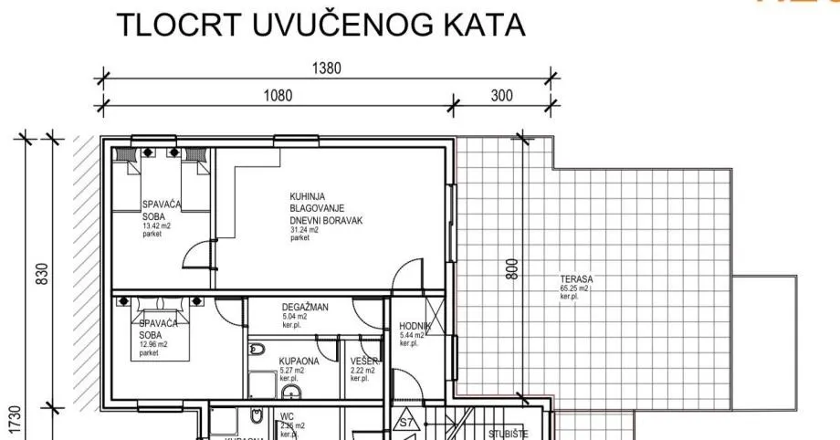 prodaja - trosobni stan: donja dubrava, 91,90m2, novogradnja - slika 21