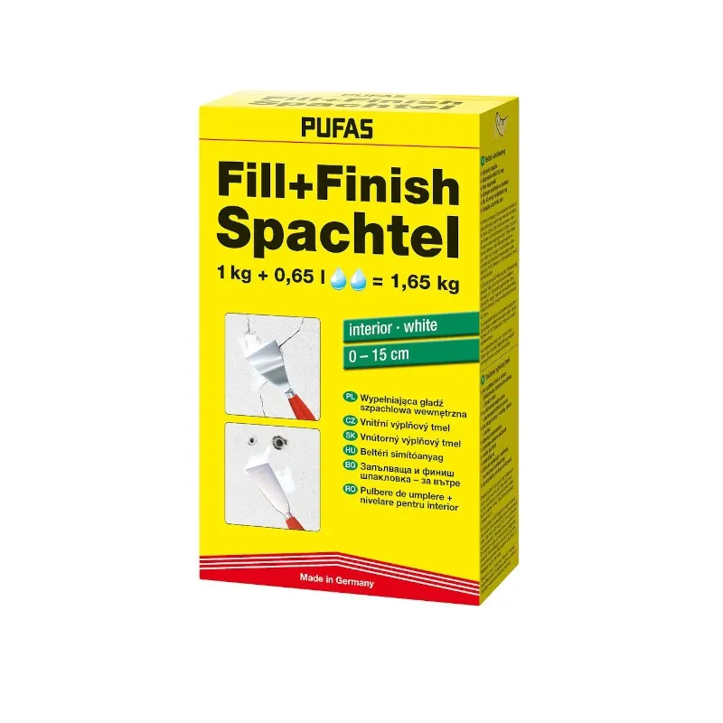 Pufas unutarnja glet masa Fill+Finish 5 kg - Osijek