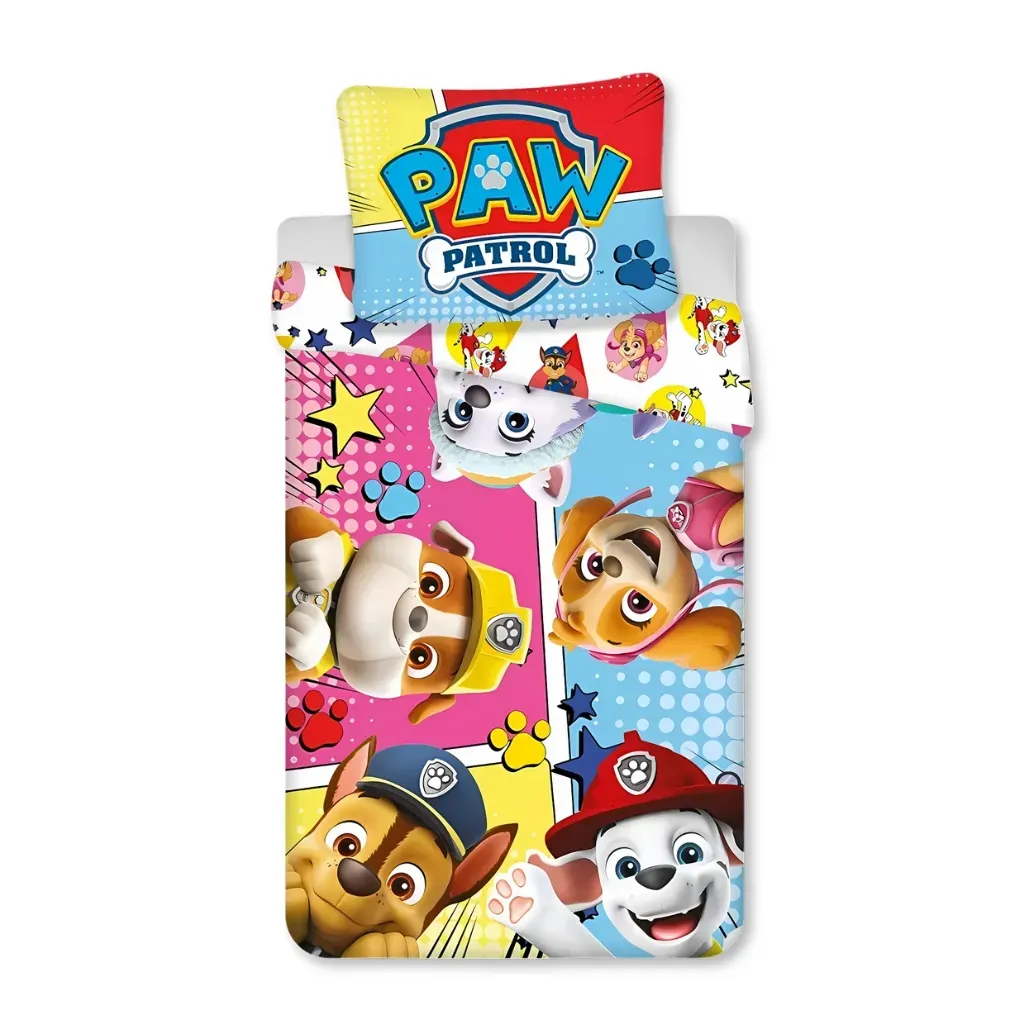 Paw Patrol ‘Comic’ dječja posteljina, 140×200 cm - Zagreb