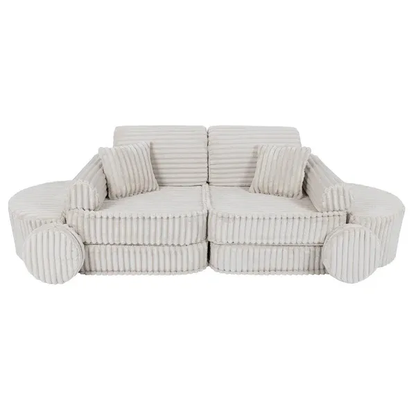 modularna sofa - bijela - slika 3