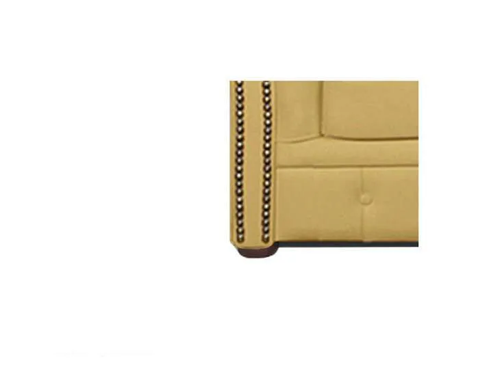chesterfield dvosjed winfield basic leather | 2-sjedišta | ivory - slika 3