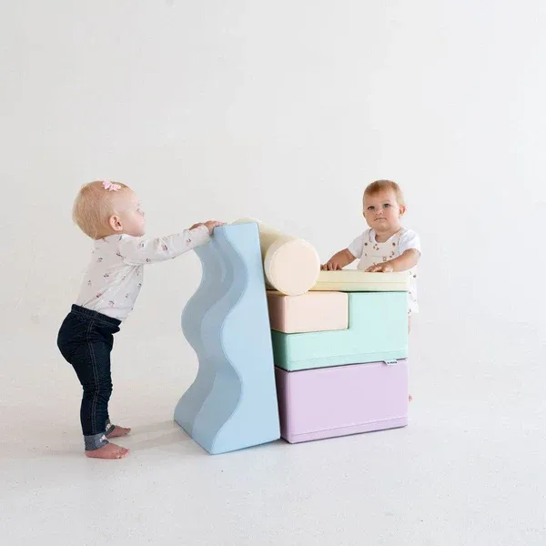 set od 6 pjenastih blokova soft play - svijetlo pastelna boja explorer - slika 15