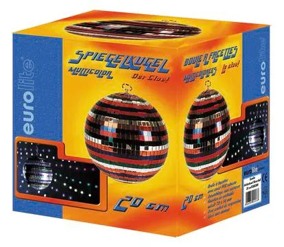eurolite mirrorball 20cm multicolor - slika 3