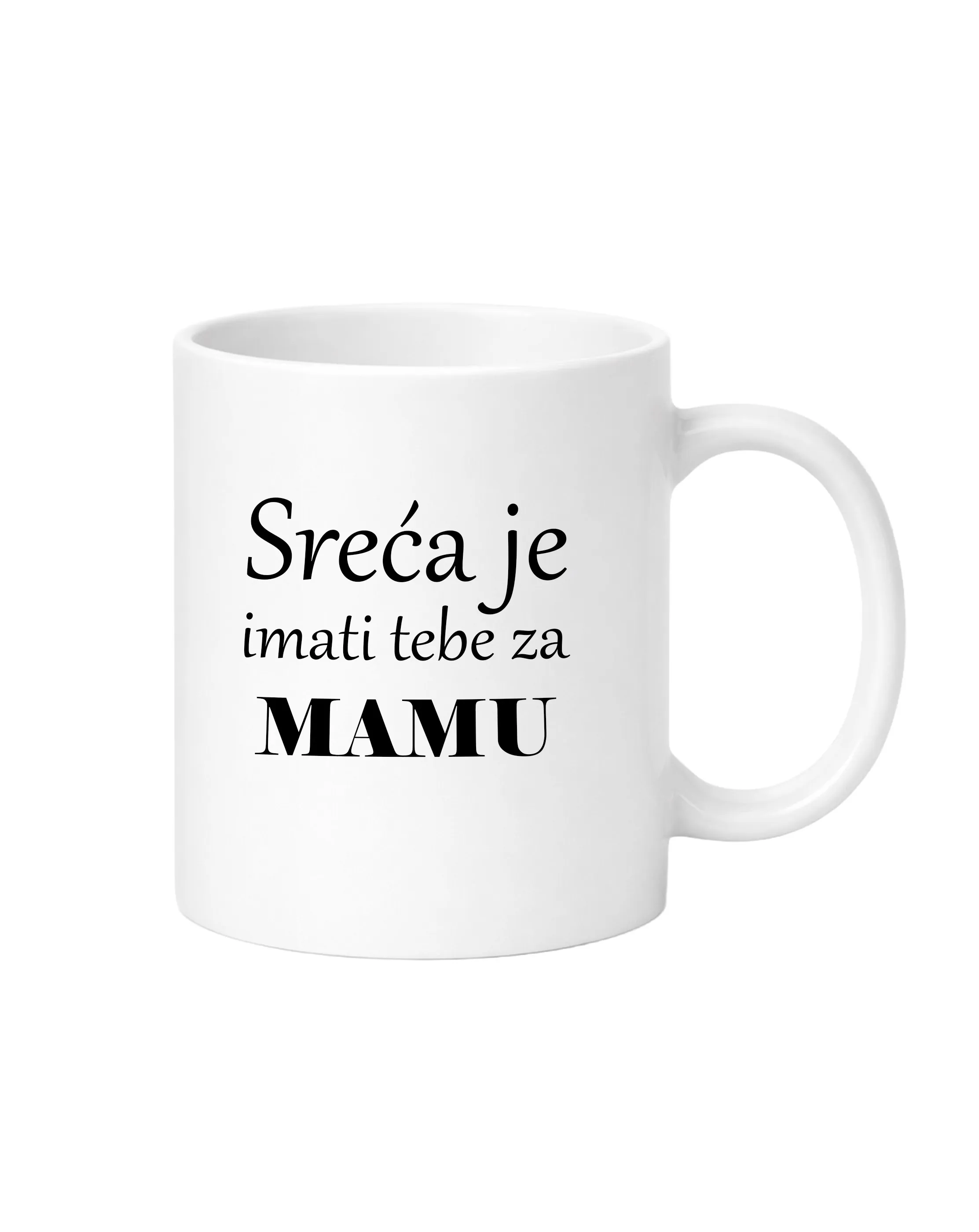 Šalica – Sreća je imati tebe za mamu! - Prozor, Otočac