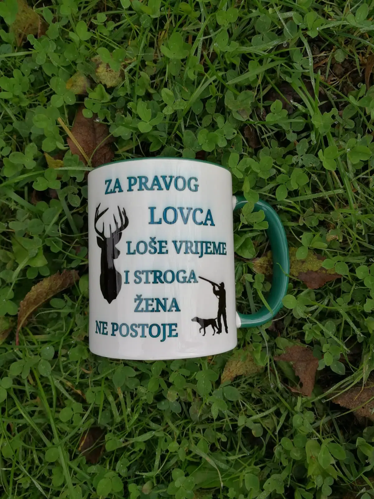 šalice s rubom i drškom u boji - slika 2