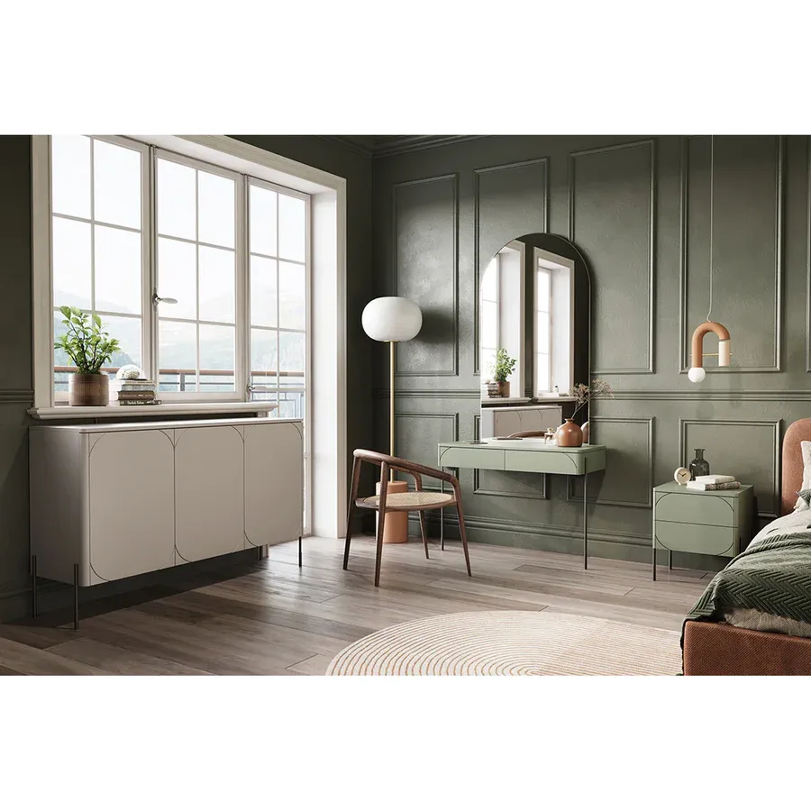 pomoćni stolić sonatia 104cm, 2 ladice, materijal: mdf - slika 7