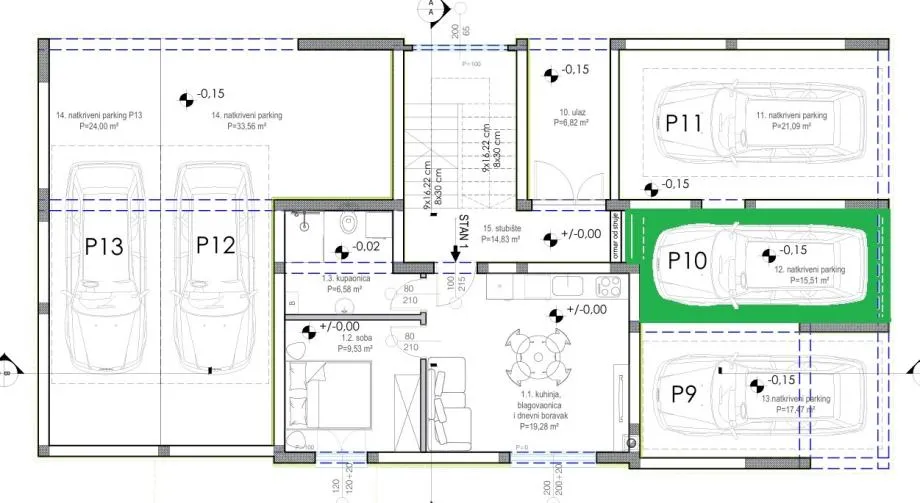 sigurna investicija u zadru – 1-sobni stan s 2 parkinga (a razred) - slika 3