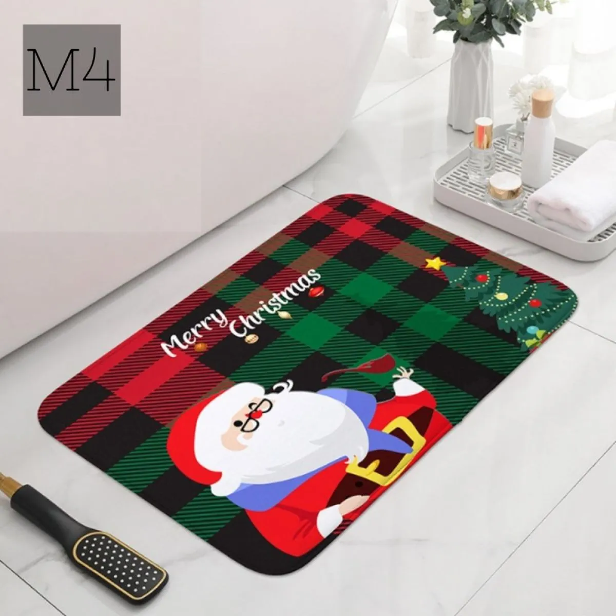 božićni protuklizajući otirači -xmas - slika 5