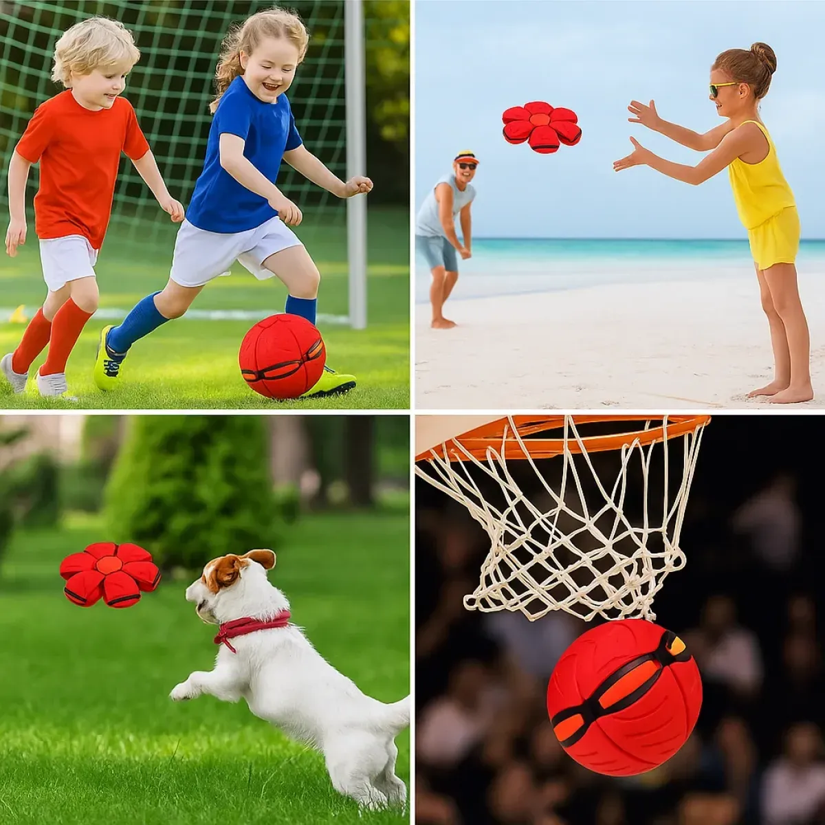 magični frizbi koji se pretvara u loptu- zabava za djecu i ci - slika 2