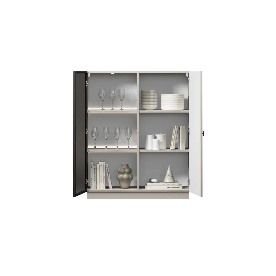 vitrina lorini 100x45cm, materijal: mdf - slika 2