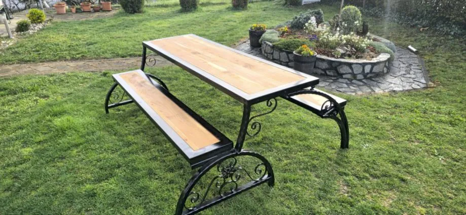 klupa 2u1 - - - rastezljiva klupa - pivski set - stol i klupe - slika 8