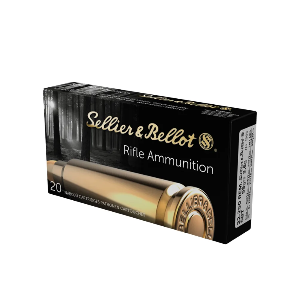 Karabinsko streljivo S&B SP 22-250 Rem. 3,6g - Poreč
