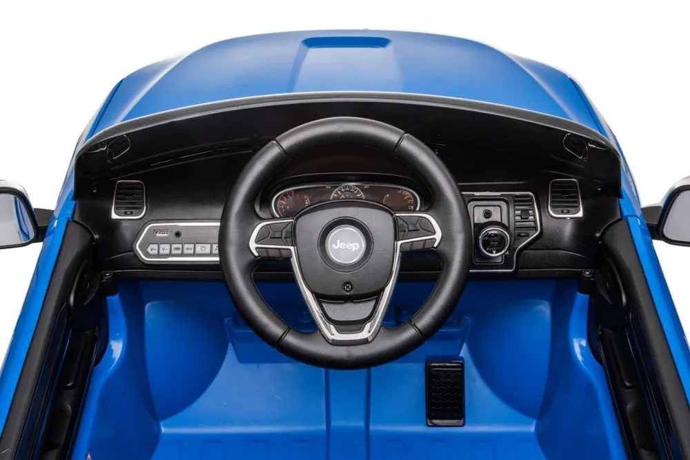 licencirani auto na akumulator jeep grand cherokee - plavi - slika 13