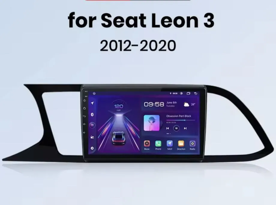 seat leon mk3 2012-2020 android navigacija wifi gps kamera original - slika 2