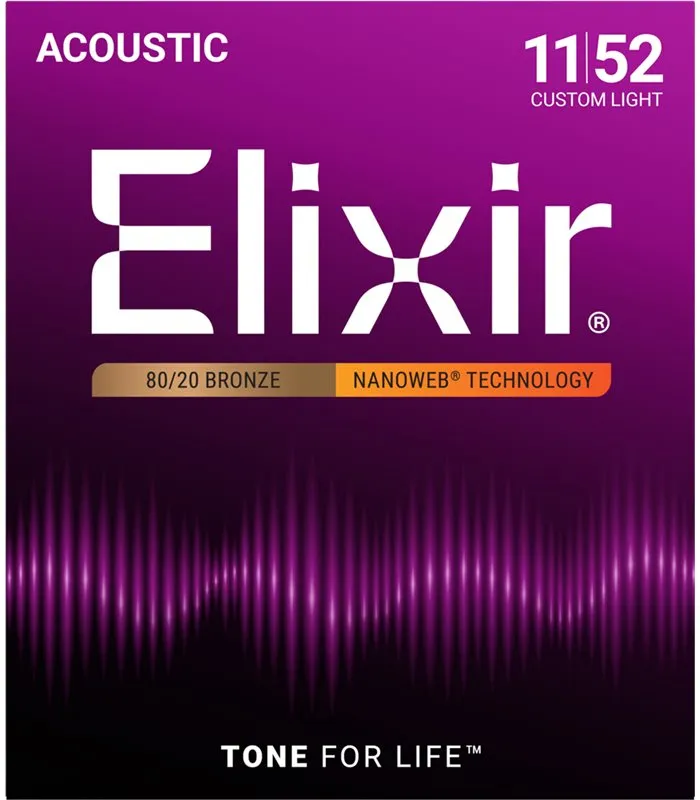 Elixir 11-52 Žice Za Akustičnu Gitaru - Zagreb