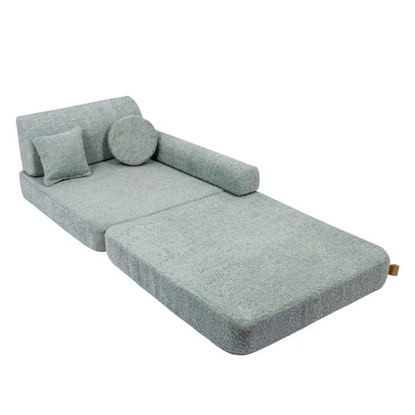 velika modularna sofa za djecu - premium mint - slika 4