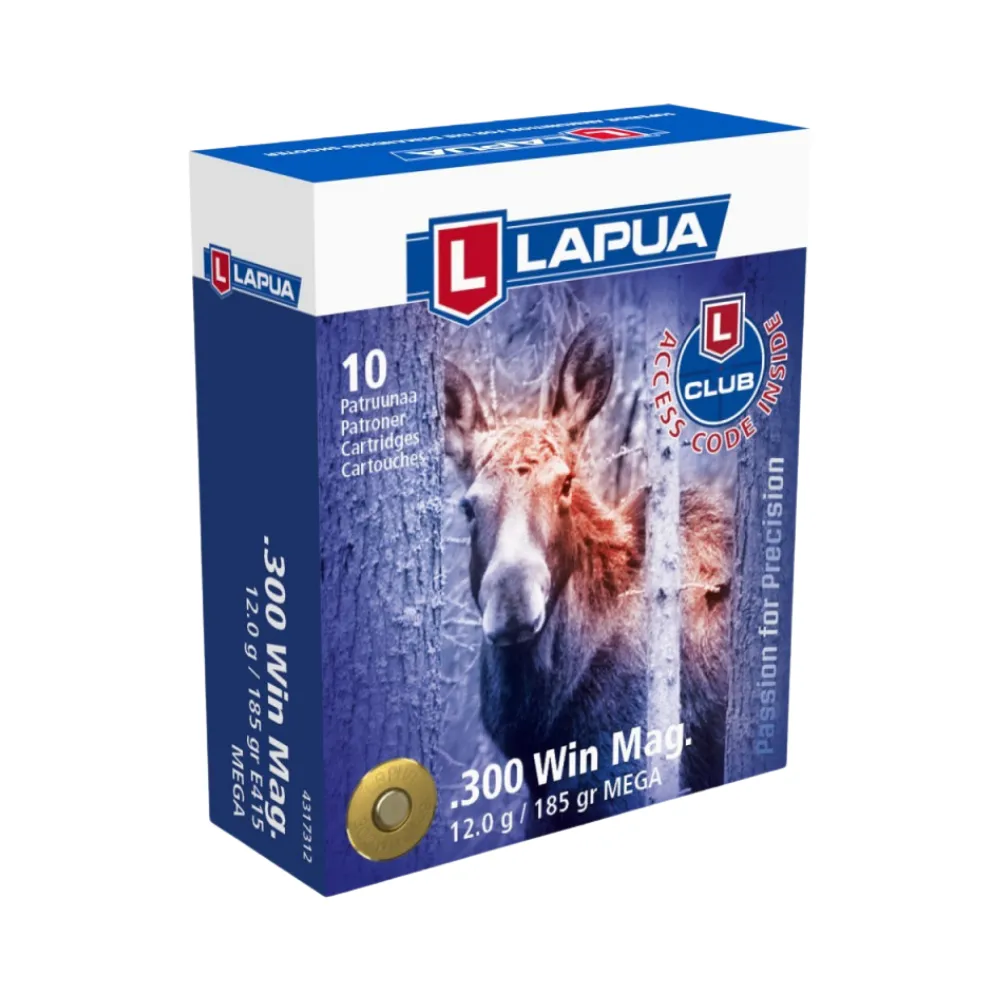 Karabinsko streljivo LAPUA MEGA .300 Win. Mag. 12,0g - Poreč