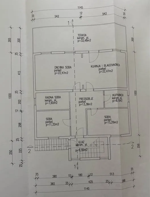 kuća: stambeno poslovna katnica, bilje, 330.00 m2 - slika 20