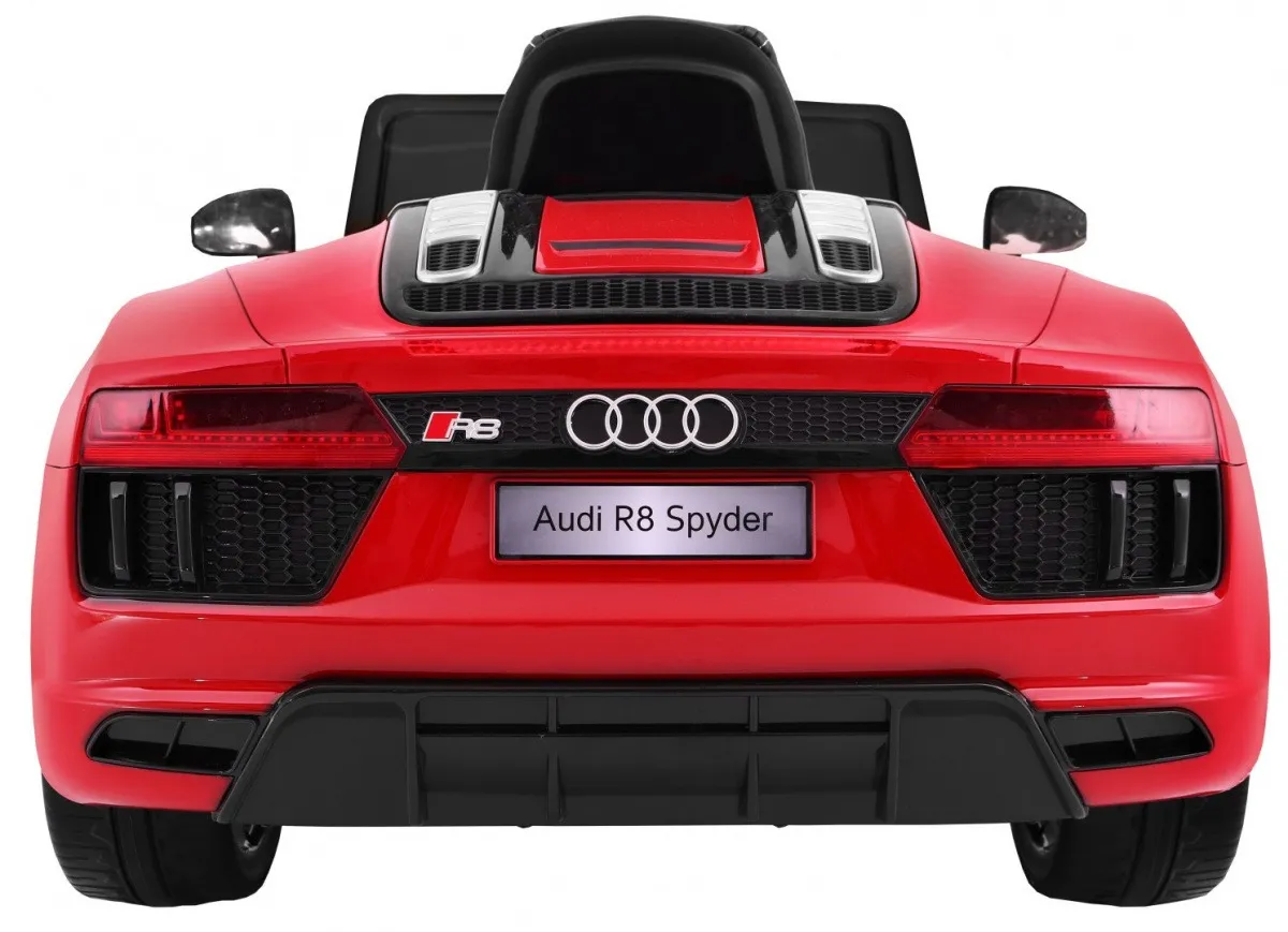 licencirani auto na akumulator audi r8 spyder rs - crveni - slika 3