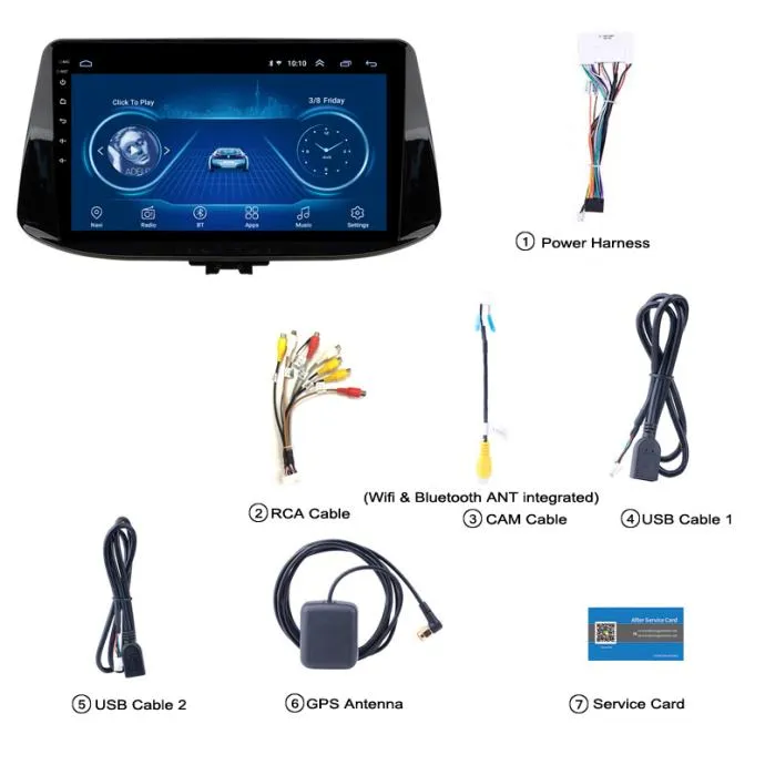 hyundai i30 2017 2018 originalna multimedija 2din radio gps navigacija - slika 4