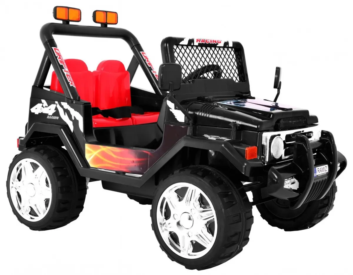 auto na akumulator raptor drifter - crni - slika 3