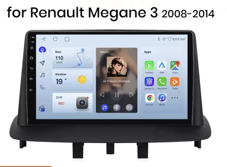 original android za renault megane 3 multimedija navigacija kamera gps - slika 9