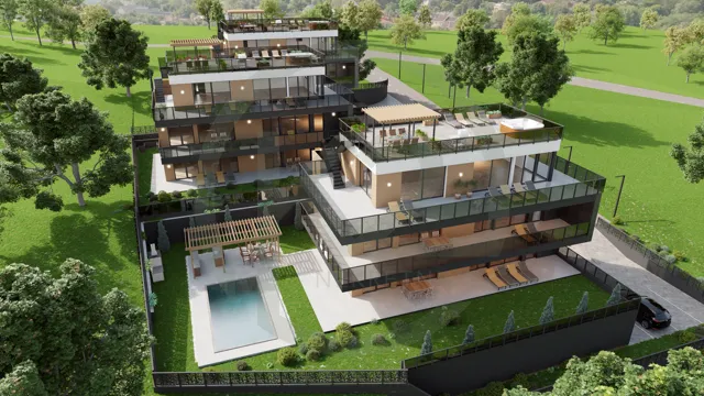 gračani, luks. vila, 4s, 256,02 m2, bazen, vpm, gpm, lift, novogradnja - slika 2