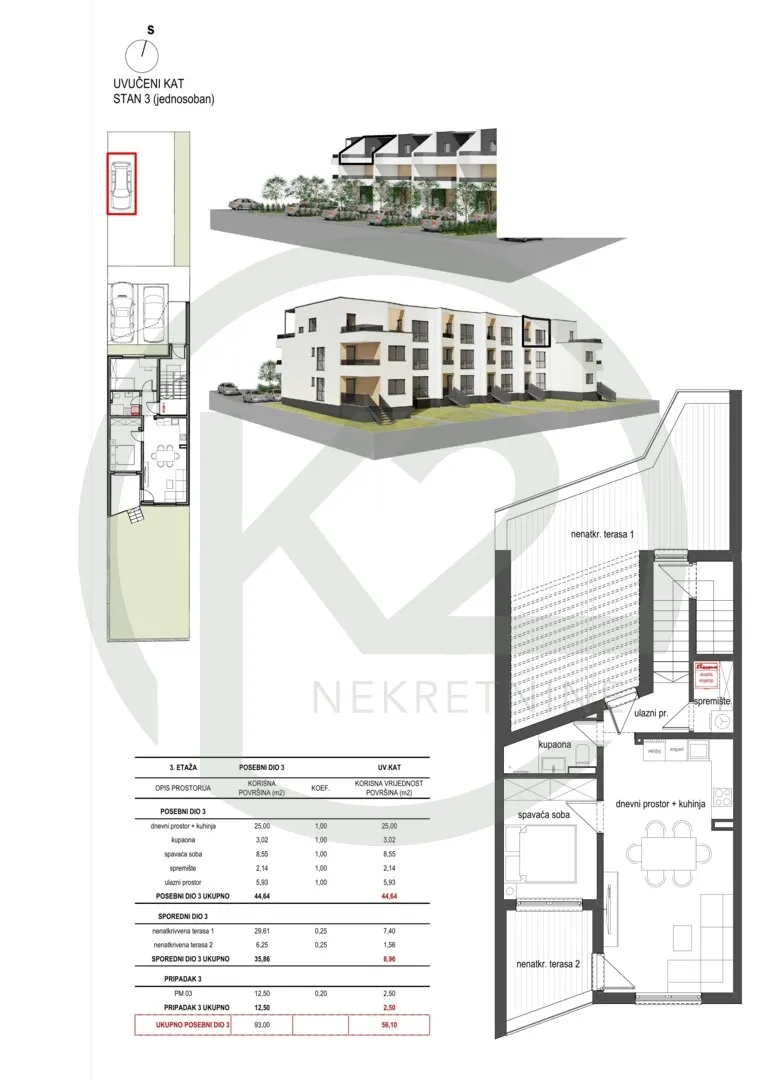 stan: sesvete novogradnja, 1s+db, 56 m2 - slika 4