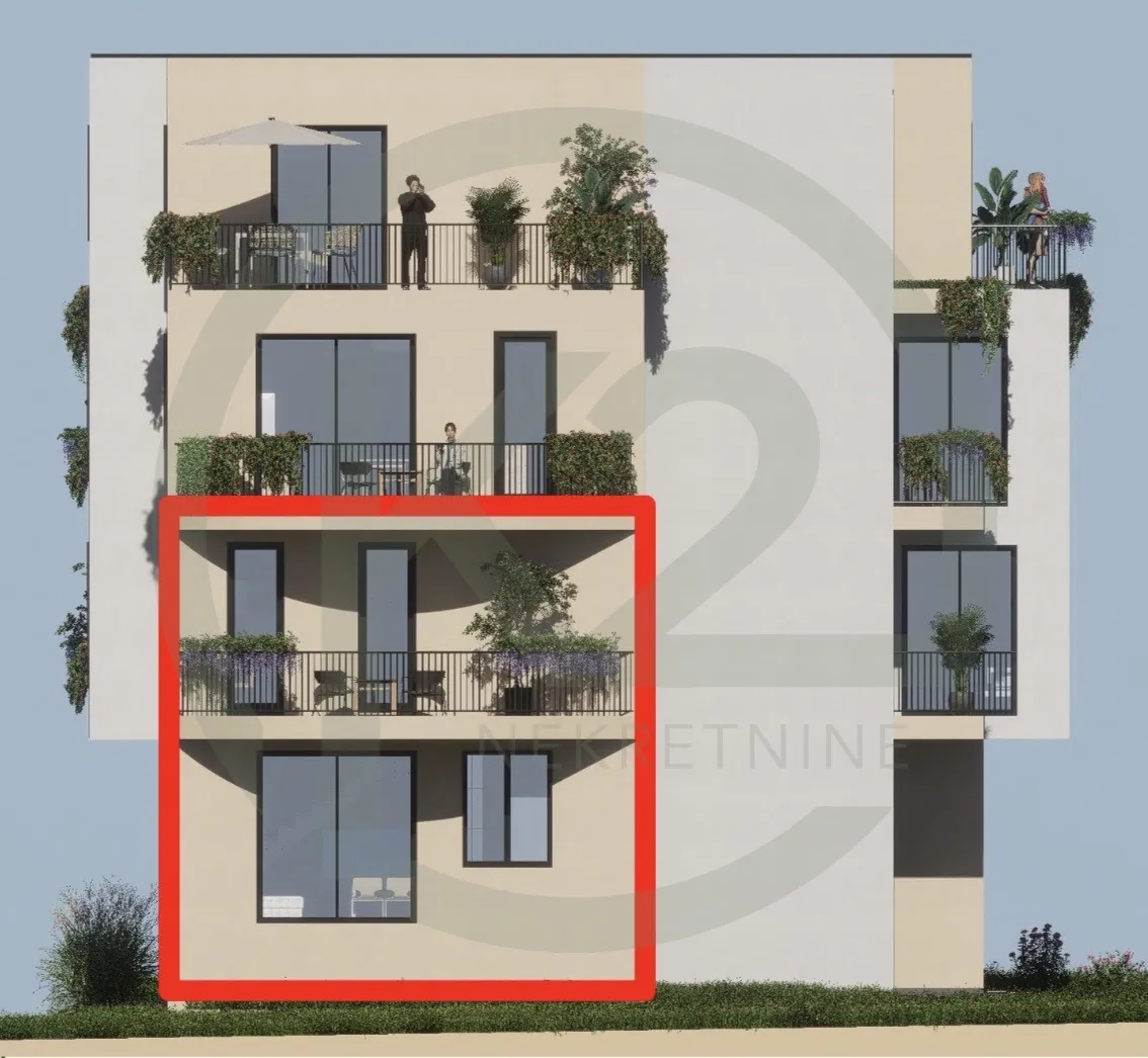 jarun, luksuzni 2-etažni stan a1, 80,41 m2, db + 2ss+gpm+vpm+spr. - slika 8