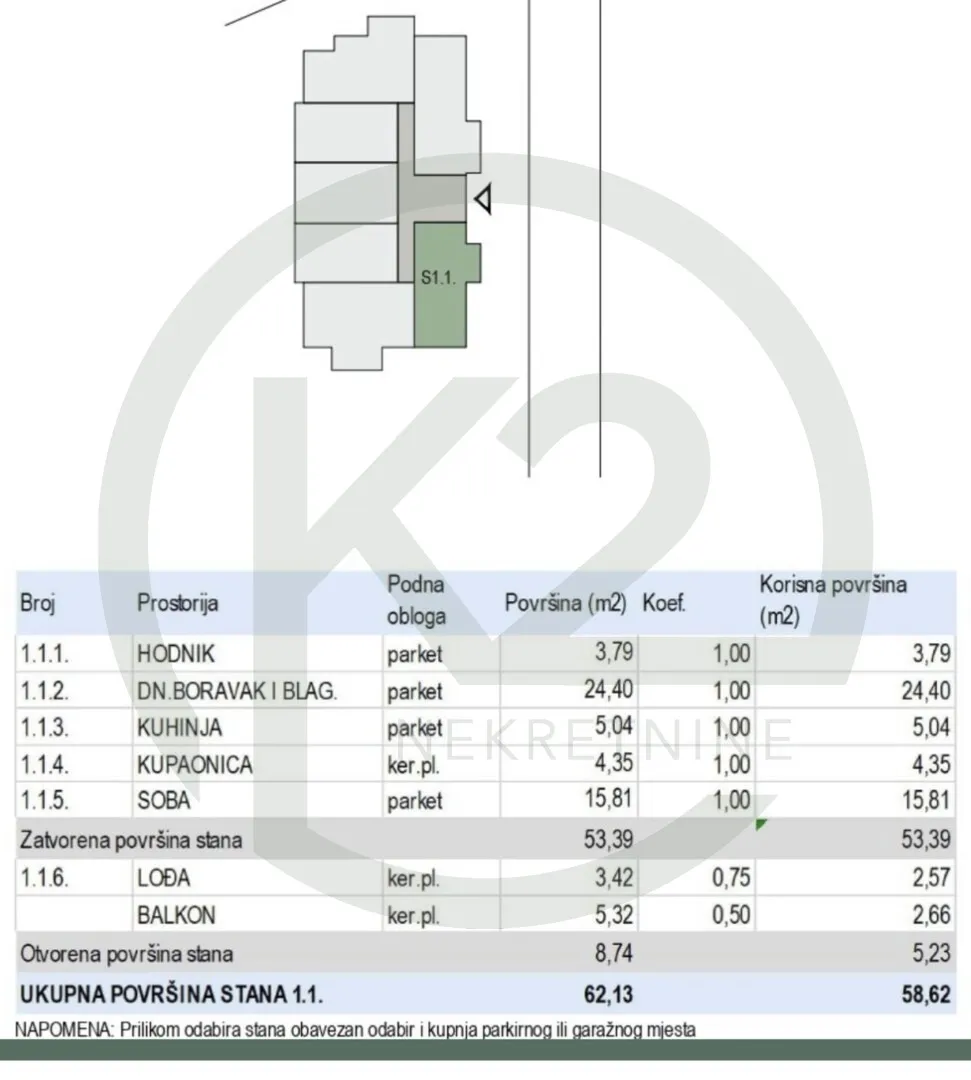 krapinske toplice, 1. kat, db+1s, 58,62 m2, lift, gpm, novogradnja!! - slika 6