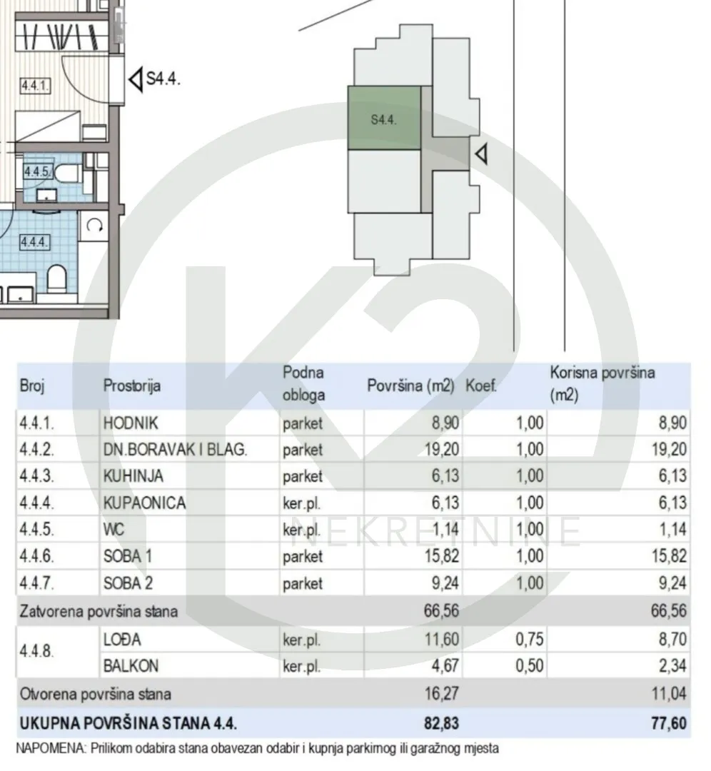 krapinske toplice, 4. kat, db+3s, 77,60m2, lift, gpm; novogradnja!! - slika 10