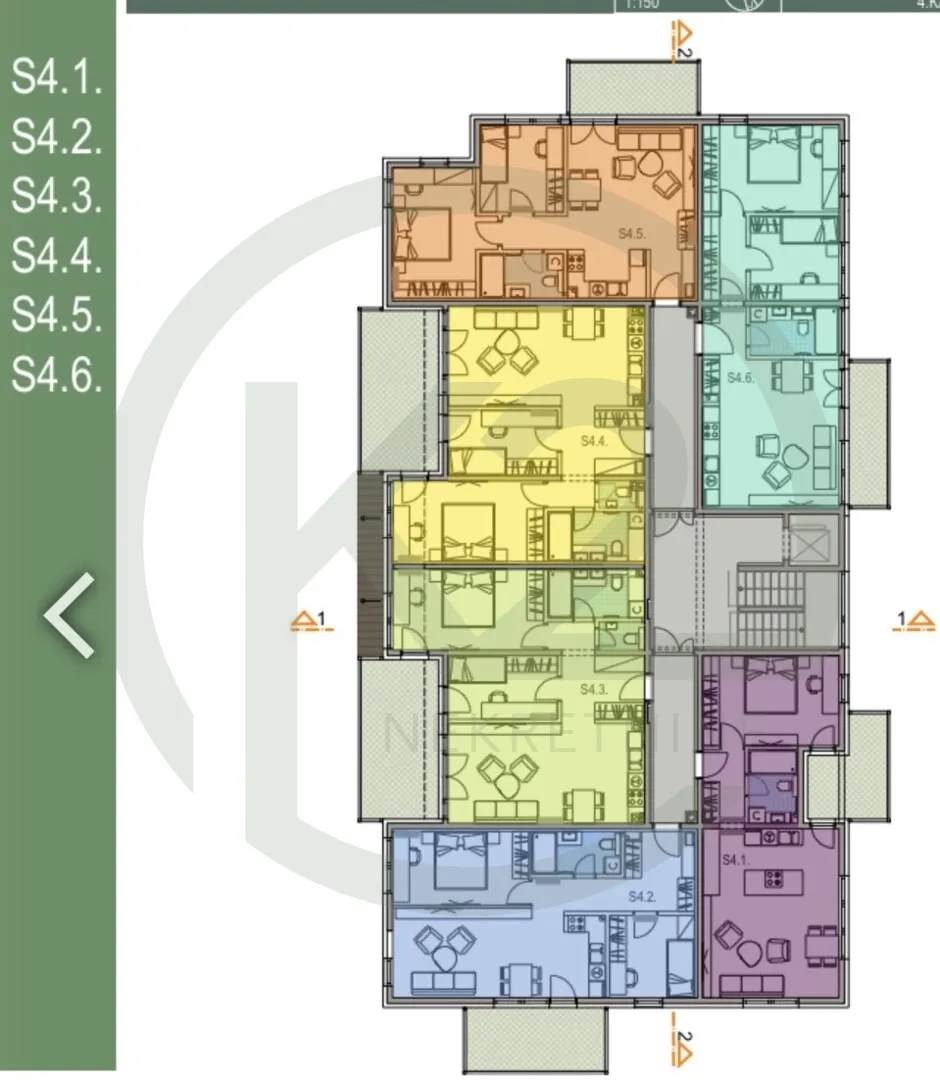 krapinske toplice, 4. kat, db+1s, 59,75m2, lift, gpm, novogradnja!! - slika 3