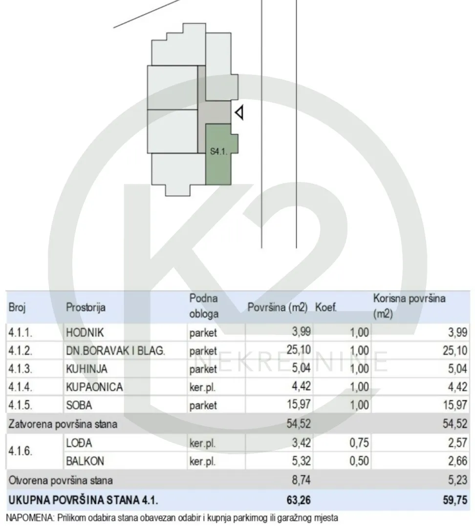 krapinske toplice, 4. kat, db+1s, 59,75m2, lift, gpm, novogradnja!! - slika 10