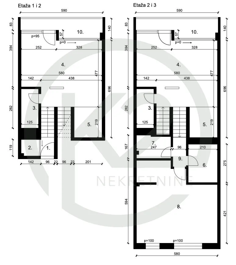 odličan stan nova galerija 98 m2, trosobni - slika 14
