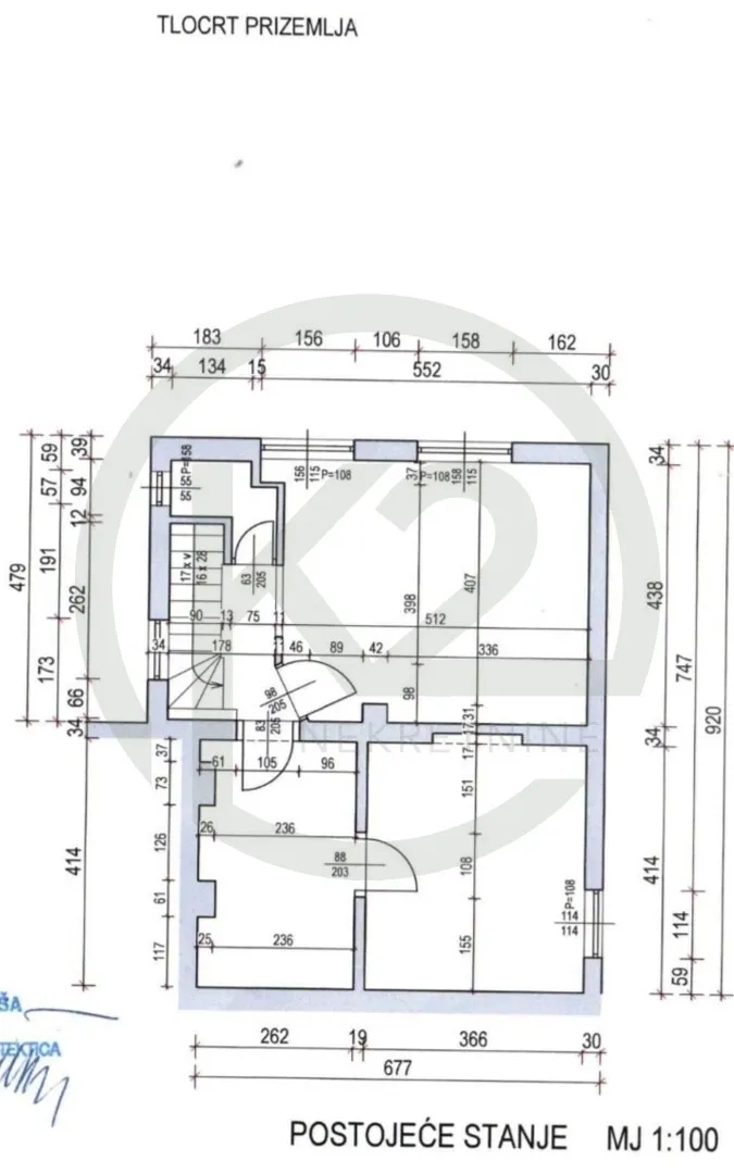 malešnica 2-etažni posl. prostor 113,83 m2+gpm+vpm - slika 5