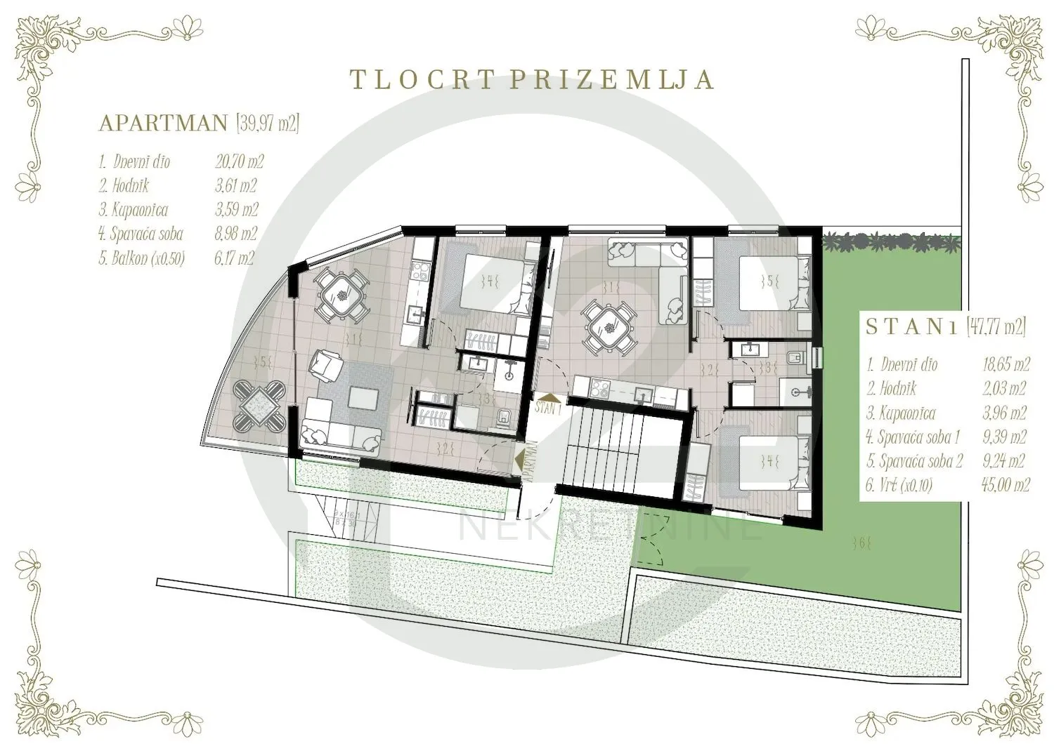 stan novogradnja podstrana 58,46 m2 db + 2ss - slika 4