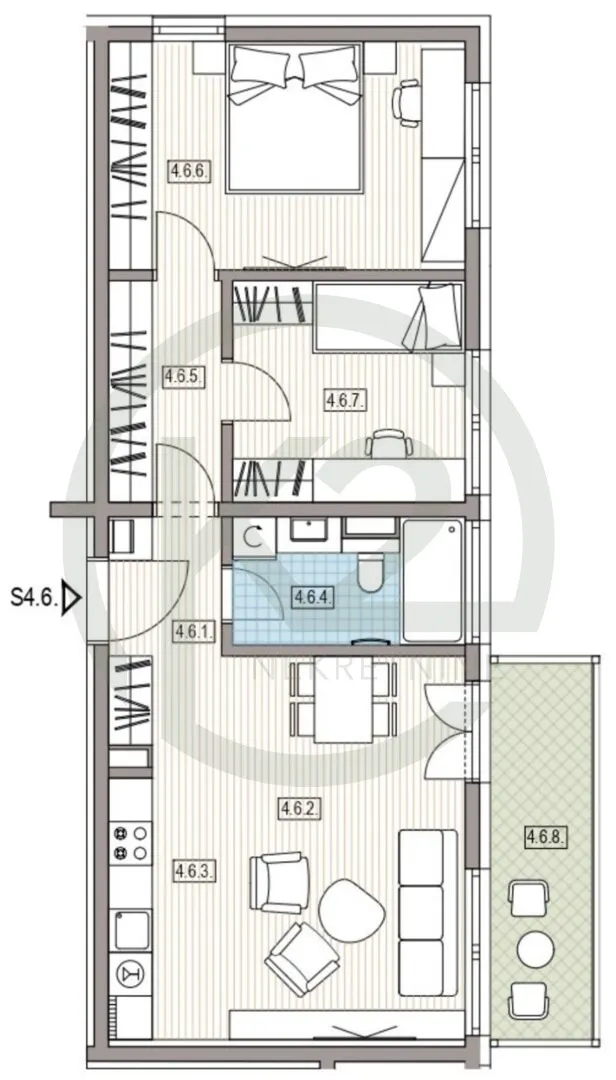 krapinske toplice, 4. kat, db+3s, 67,50 m2, lift, gpm, novogradnja!! - slika 9
