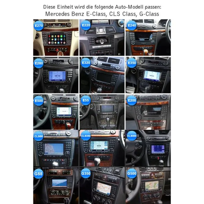 mercedes w211 w219 2din original radio - slika 4