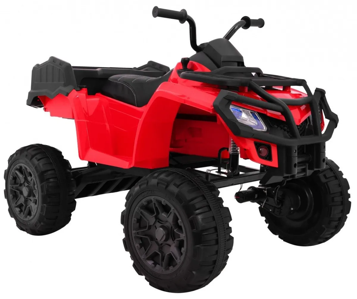 quad na akumulator all-terrain 4 x 4 - crveni - slika 4