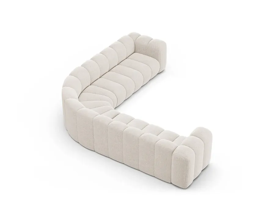 kutna garnitura lupine 309x309cm, materijal: chenille eden - slika 3