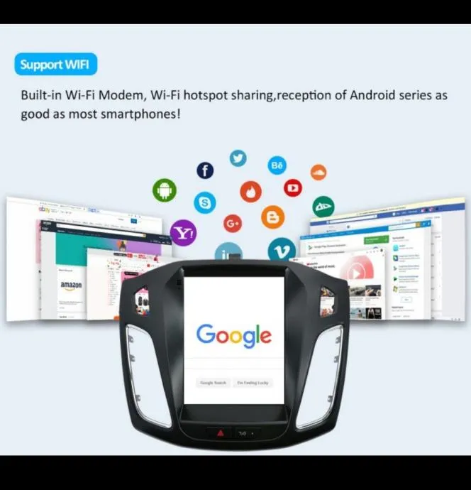 ford focus mk3 2011 - 2017 original multimedija tesla style android - slika 8
